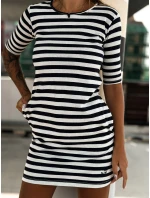 Šaty TW SK 2092.83P bílé a černé