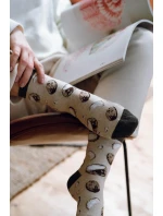 Ponožky model 17697943 Melange Light Beige - Steven Ponožky model 17697943 Melange Light Beige - Steven