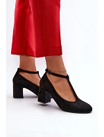 Semišové lodičky 834284 černé Raniyah - Mascara Semišové lodičky 834284 černé Raniyah - Mascara