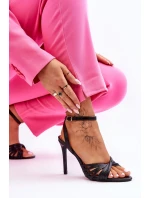 Sandály na podpatku model 181072 Step in style Sandály na podpatku model 181072 Step in style