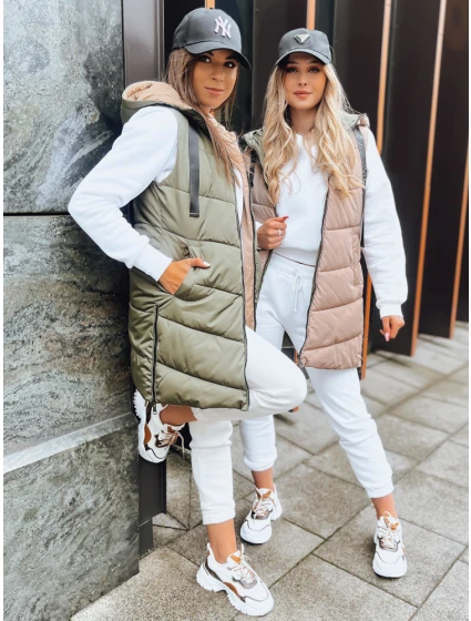 Dámská zelená oboustranná vesta ONADE FashionStreet TY3724