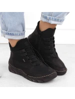 Dámské černé zateplené boty model 21904592 - Rieker