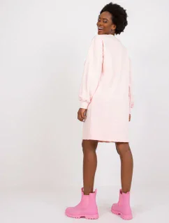 Dámské šaty Dress-EM-SK-717.33X-světle růžová