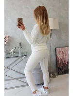 Dvoudílný svetrový set alpaka ecru Dvoudílný svetrový set alpaka ecru