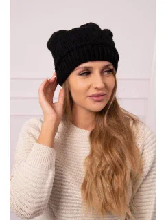 Dámská čepice černá model 18752317 - K-Fashion
