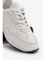 Mužské kožené tenisky BIG STAR NN174288 bílé Mužské kožené tenisky BIG STAR NN174288 bílé