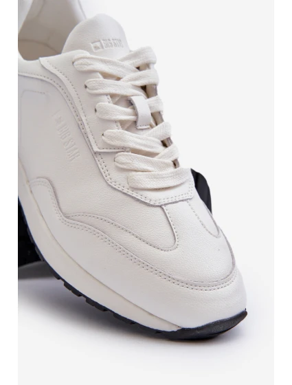 Mužské kožené tenisky BIG STAR NN174288 bílé Mužské kožené tenisky BIG STAR NN174288 bílé