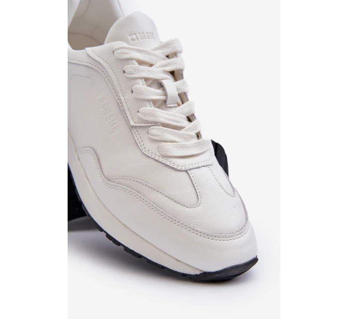 Mužské kožené tenisky BIG STAR NN174288 bílé Mužské kožené tenisky BIG STAR NN174288 bílé