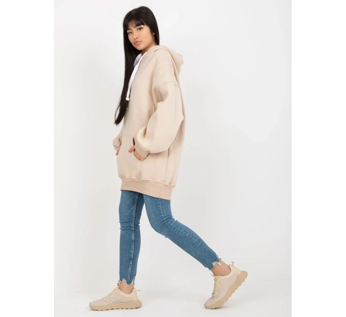 Dámská mikina EM BL model 18116315 béžová - FPrice Dámská mikina EM BL model 18116315 béžová - FPrice