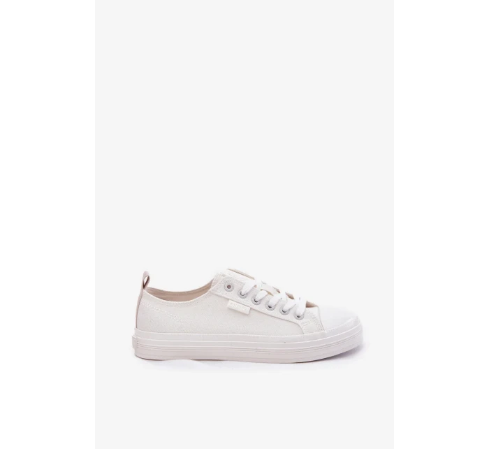 Dámské plátěné tenisky Big Star – bílé