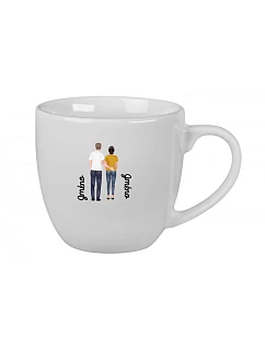 Personalizovaný keramický hrníček 400 ml s párem