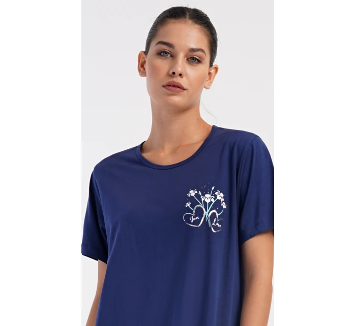 Dámské domácí šaty s krátkým rukávem model 21224664 - Vienetta