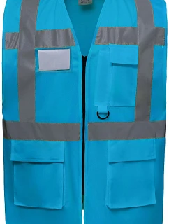 Yoko HVW 801 Hi-Vis multifunkční vesta 79.W801 sapphire