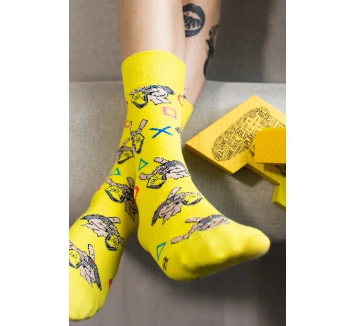 Unisex ponožky s motivem – balení 2 v model 21770426 - K-Fashion Unisex ponožky s motivem – balení 2 v model 21770426 - K-Fashion