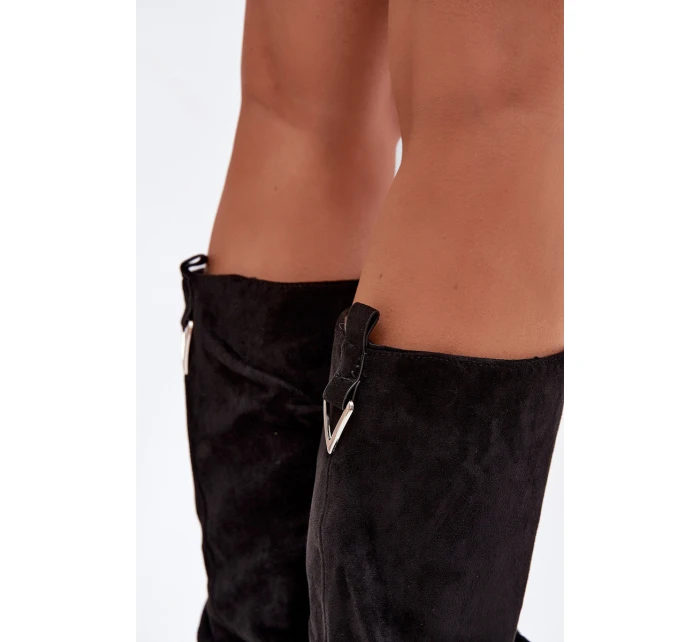 Kozačky Nazouvací S Černé model 21788125 - Boto Kozačky Nazouvací S Černé model 21788125 - Boto