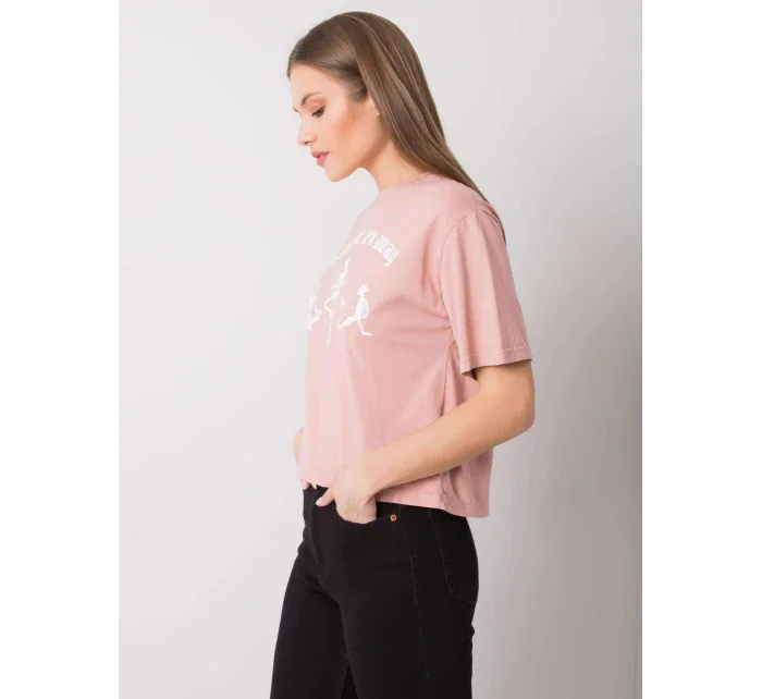 Tričko 157 TS 0086.60P tmavě růžové