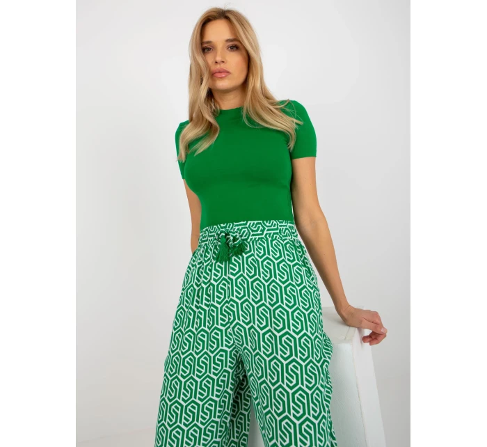 Kalhoty D73770R62237A zelená