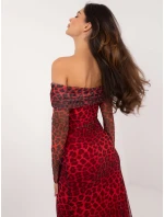 Sukienka DHJ SK model 21786315 czerwony - FPrice