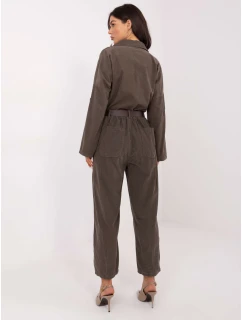 Spodnie IT SP model 21749909 ciemny khaki - FPrice