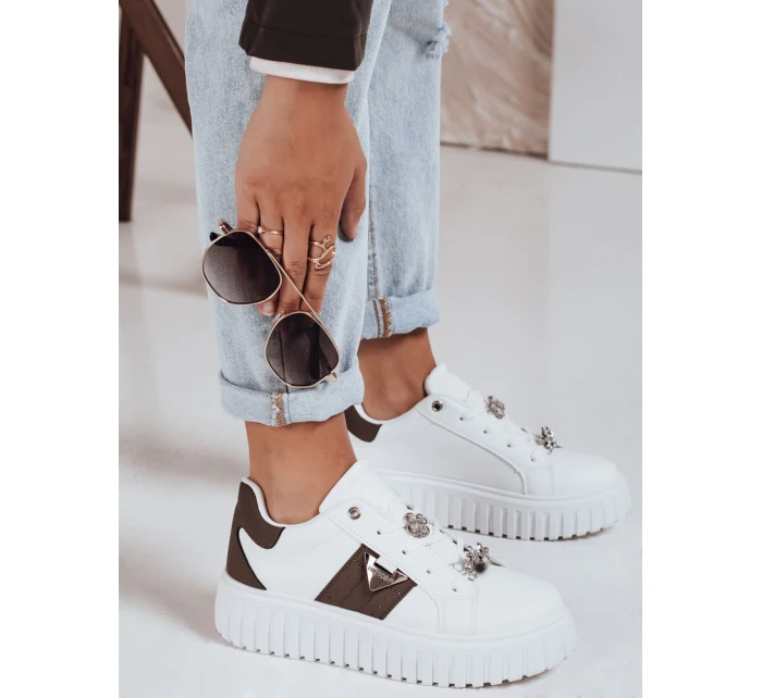 Dámské tenisky na platformě bílé FashionStreet ZY1058