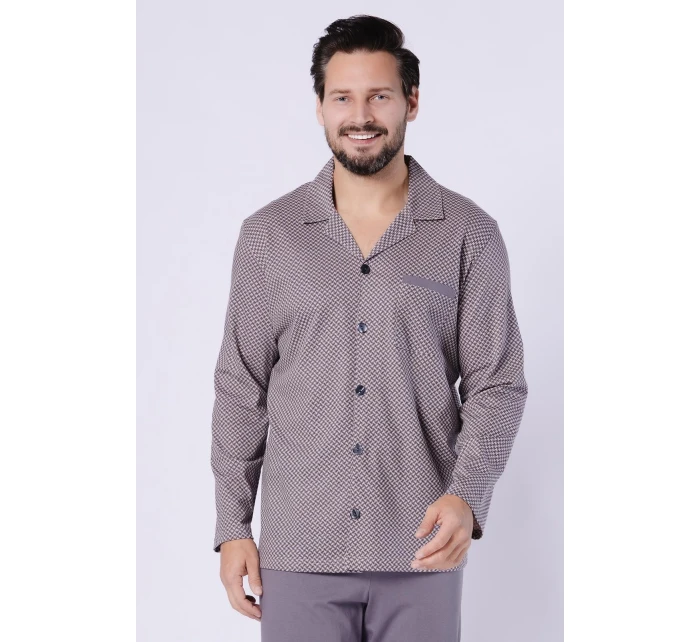 Pyžamo  long/r M2XL rozepínací model 22014725 - HOTBERG