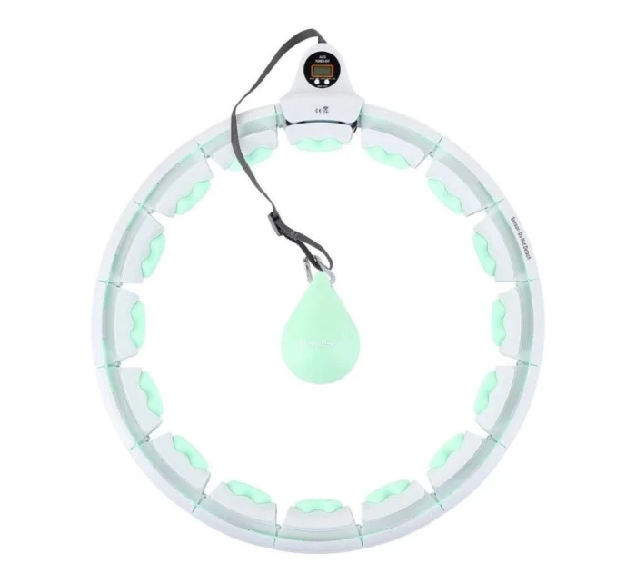 Obruč HMS HHW06 s výstupky, závažím a počítadlem zelená