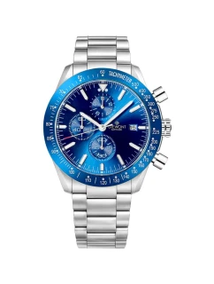 Pánské hodinky Giewont Chronograph Sapphire Silver Blue GW8720-B3