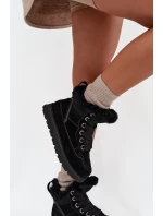 Dámské Zimní Boty Na Platformě S Kožíškem Big Star model 21705939 Černé - Big Star Shoes