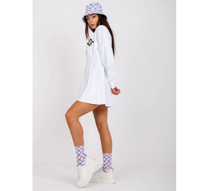 Sukienka DHJ SK model 20961807 biały - FPrice Sukienka DHJ SK model 20961807 biały - FPrice