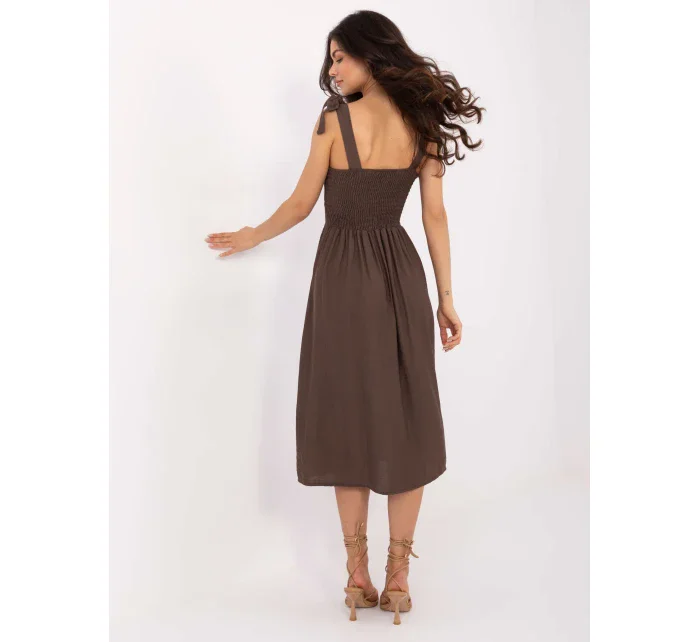Šaty MI SK A1830.69 tmavě hnědé