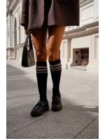 Pruhované dámské podkolenky s proužky model 21395516 - Milena