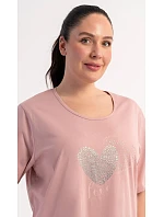 Dámská noční košile s krátkým rukávem Love