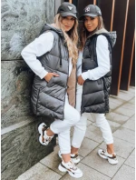 Tmavě šedá oboustranná dámská vesta ONADE FashionStreet TY3725