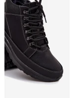 Pánské turistické boty s vyhříváním Černé Wivelle Pánské turistické boty s vyhříváním Černé Wivelle