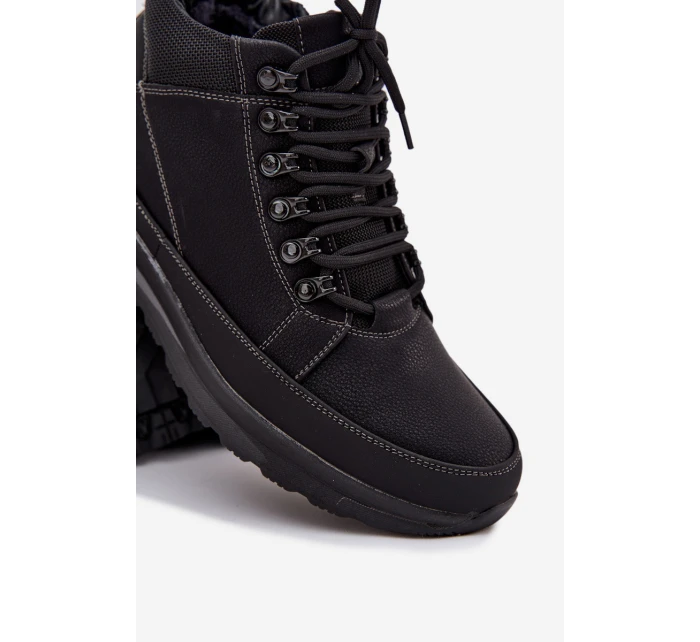 Pánské turistické boty s vyhříváním Černé Wivelle Pánské turistické boty s vyhříváním Černé Wivelle