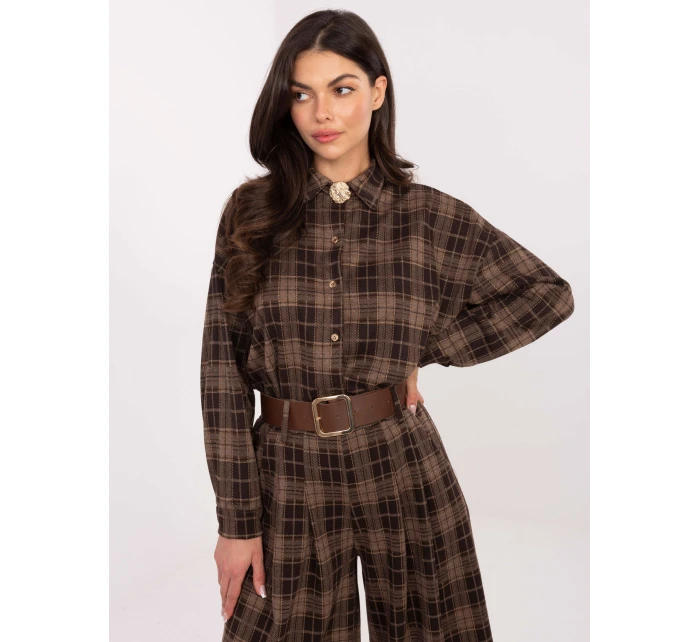 Koszula IT KS model 21465929 brązowy - FPrice