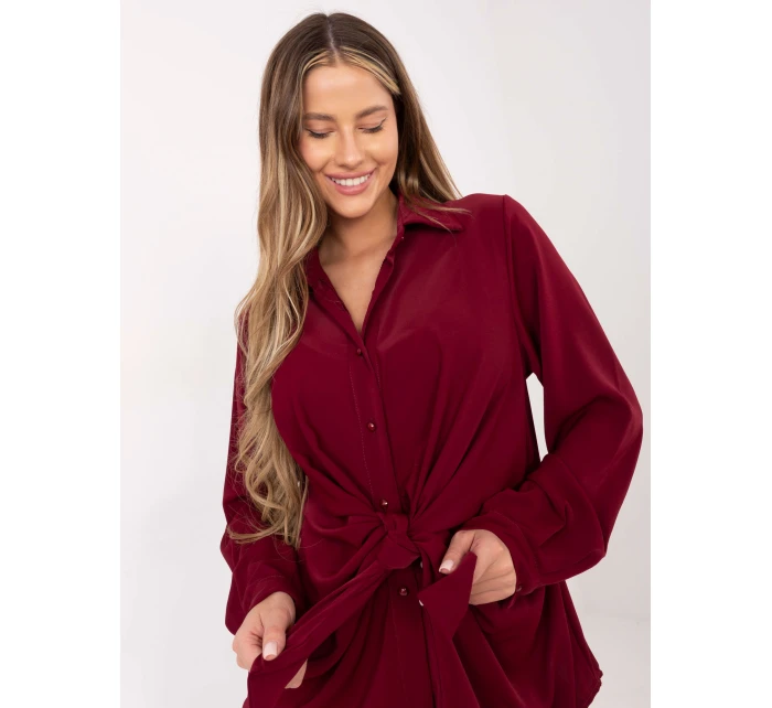 Košile IT KS 29053.69 bordó