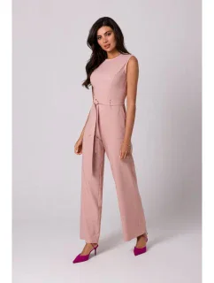 model 18407147 Kombinéza bez rukávů s kapsami růžová - BeWear