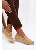 Dámské mokasíny z eko semiše – žluté Renelia Dámské mokasíny z eko semiše – žluté Renelia