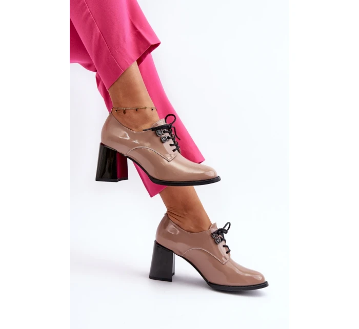 Polobotky na podpatku model 195405 Step in style Polobotky na podpatku model 195405 Step in style