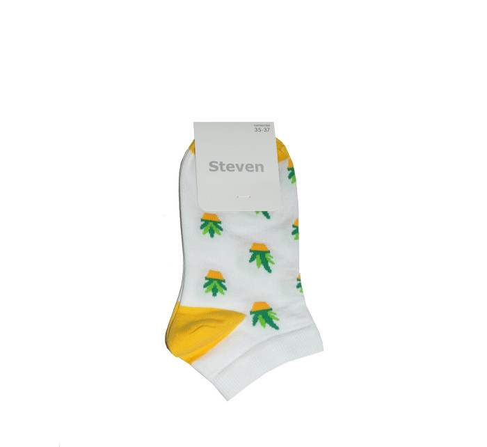 Dámské vzorované ponožky Steven art.042