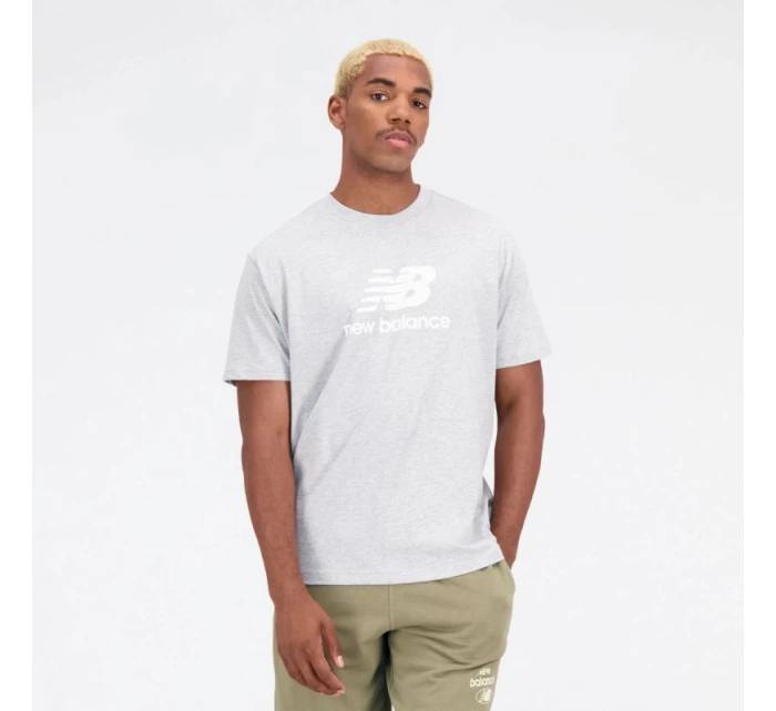 New Balance t-shirt Essentials Stacked Logo Co M MT31541AG pánské New Balance t-shirt Essentials Stacked Logo Co M MT31541AG pánské
