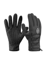 Zimní softshellové cyklistické rukavice Rockbros XL