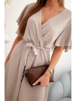 Šaty s překládaným výstřihem fango