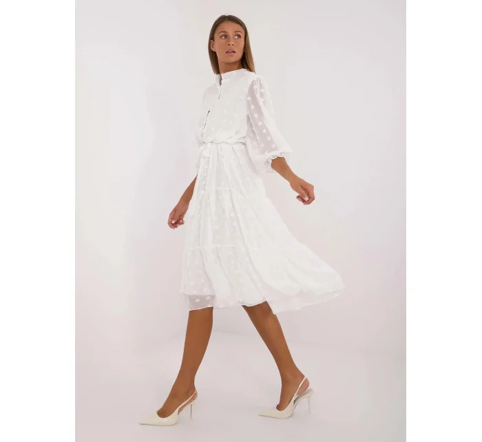 Dámské šaty LK SK 509730.08 bílé - FPrice