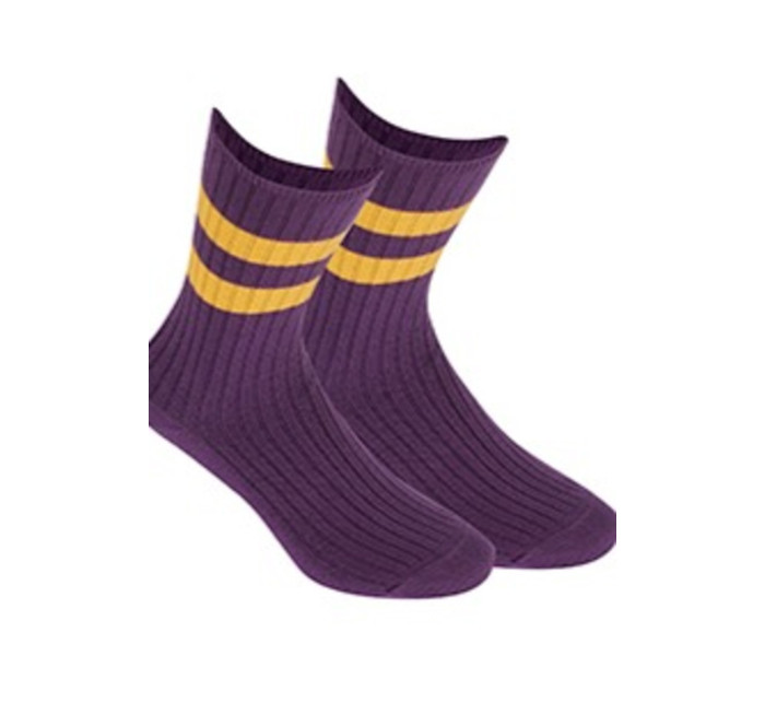 dámské žebrované ponožky model 17829674 - Wola