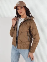 Dámská přechodová bunda hnědá Dstreet model 21974216 - FashionStreet