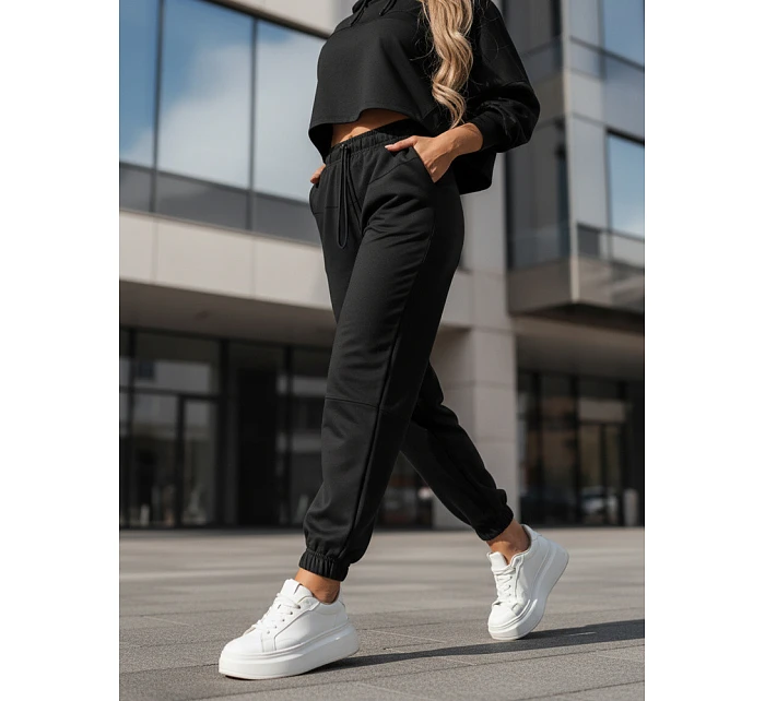 Dámský teplákový komplet BISTAN black FashionStreet AY1013 Dámský teplákový komplet BISTAN black FashionStreet AY1013