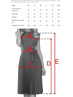 LILA Béžové dámské plisované šaty s krátkými rukávy a opaskem model 19581206 - numoco