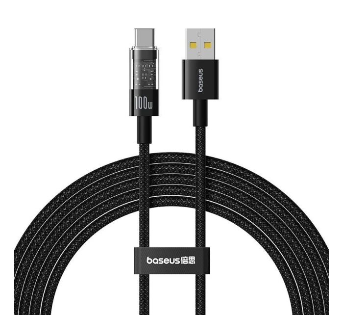 Kabel Baseus Gem USB-USB C 100W 2m (černý)